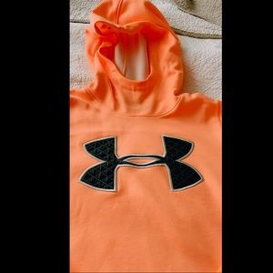 Peach under armor hoodie